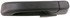 82054 by DORMAN - Exterior Door Handle Rear Left Black, Smooth Finish