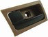 81682 by DORMAN - Interior Door Handle - Front Left - Black Lever+Brown Housing (Parchment/Black)