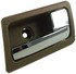 81697 by DORMAN - Interior Door Handle - Front Right - Chrome Lever+Brown Housing (Parchment)