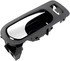 81821 by DORMAN - Interior Door Handle - Front Right - Chrome Lever+Black housing (Ebony)