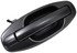 82280 by DORMAN - Exterior Door Handle Rear Right Flat Black