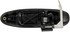 82501 by DORMAN - Exterior Door Handle Rear Left Smooth Black