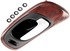 82095 by DORMAN - Interior Door Handle Chrome Lever, Woodgrain Housing