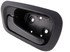 82218 by DORMAN - Interior Door Handle Rear Left Black