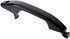 82537 by DORMAN - Exterior Door Handle Front Left Without Passive Entry Smooth Black