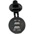 84622 by DORMAN - 12V DC Accessory Socket Dual USB 5V 1A/2.1A