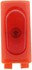 84834 by DORMAN - Electrical Switches - Rocker Full Glow - Rectangular Style - Red Body/Red Glow