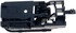 83914 by DORMAN - Interior Door Handle Front/Rear Left