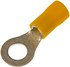 85415 by DORMAN - 12-10 Gauge Ring Terminal, 1/4 In., Yellow