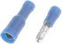 85434 by DORMAN - 16-14 Gauge Male/Female Set Bullet Terminal, .157 In., Blue