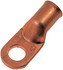 86186 by DORMAN - 1/0 Gauge 3/8 In. Copper Ring Lugs