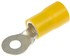 86460 by DORMAN - 4 Gauge Ring Terminal 5/16 Yellow
