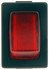 85915 by DORMAN - Electrical Switches - Rocker - Rectangular Style - Mini - Red Glow