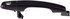 88464 by DORMAN - Exterior Door Handle Front Left Smooth Black (Plastic)