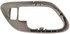 88534 by DORMAN - Interior Door Handle Front And Rear Right  Handle Bezel With Lock Hole Gray