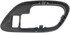 88535 by DORMAN - Interior Door Handle Front And Rear Left Handle Bezel With Lock Hole Gray