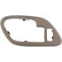 Dorman 88537 Interior Door Handle Bezel Interior Door Handle Front And Rear Left Handle Bezel With lock Brown (Tan)