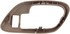 88537 by DORMAN - Interior Door Handle Front And Rear Left Handle Bezel With lock Brown (Tan)