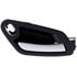 90151 by DORMAN - Interior Door Handle Front Right With Power Switch Hole Chrome Lever Black House