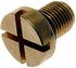 902-404HP by DORMAN - Brass Coolant Air Bleeder Screw