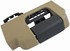 90838 by DORMAN - Interior Door Handle Rear Left Black Lever Brown Housing Camel