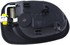 92207 by DORMAN - Interior Door Handle Front Or Rear Left Chrome Lever Black Housing