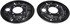 924-218 by DORMAN - Brake Backing Plate - 1 Pair