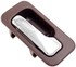 92440 by DORMAN - Interior Door Handle Rear Right Chrome Brown