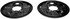 924-658 by DORMAN - Brake Backing Plate - 1 Pair