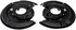 924-661 by DORMAN - Brake Backing Plate - 1 Pair