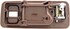 92430 by DORMAN - Interior Door Handle Front Right With Lock Hole Chrome Brown