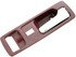 92597 by DORMAN - Interior Door Handle Front Right With Power Lock Chrome/Red