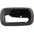 92696 by DORMAN - Interior Door Handle Rear Left Chrome/Black