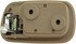 92699 by DORMAN - Interior Door Handle Rear Right Chrome/Brown Saddle