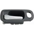92690 by DORMAN - Interior Door Handle Front Left Chrome/Gray Graphite