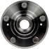 930-027 by DORMAN - Wheel Hub - Front, Steel, 5 Lugs, 1.07" Hub Pilot Diameter, 5.74" Wheel Pilot Diameter