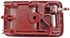 92965 by DORMAN - Interior Door Handle Front And Rear Left Red