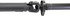 936-871 by DORMAN - Driveshaft Assembly - Rear, for 1999-2000 Volvo S70/1998-1999 Volvo V70