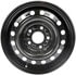 939-124 by DORMAN - 15 x 5.5 In. Steel Wheel