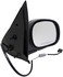 955-031 by DORMAN - Side View Mirror - Right, Heated, Black