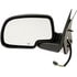 955-064 by DORMAN - Side View Mirror - Left, Power, Heated; Black And Chrome