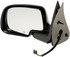 955-064 by DORMAN - Side View Mirror - Left, Power, Heated; Black And Chrome