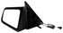 955-127 by DORMAN - Side View Mirror - Left, Cable Controlled Black