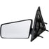 Dorman 955-193 Door Mirror Side View Mirror - Left, Manual, Standard, Black