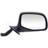 Dorman 955-228 Door Mirror Side View Mirror - Right, Manual, Paddle Design, Black and Chrome