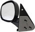 955-255 by DORMAN - Side View Mirror - Left, Manual, Black, Textured