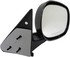 955-256 by DORMAN - Side View Mirror - Right, Manual, Black, Textured