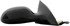 955-288 by DORMAN - Side View Mirror - Right, Power; Non-Foldaway; Non-Heated; Black