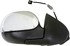 955-346 by DORMAN - Side View Mirror - Right, Power. Without Signal, Chrome Cover + Black Base