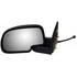 955-532 by DORMAN - Side View Mirror - Left , Power, Black, Manual Fold